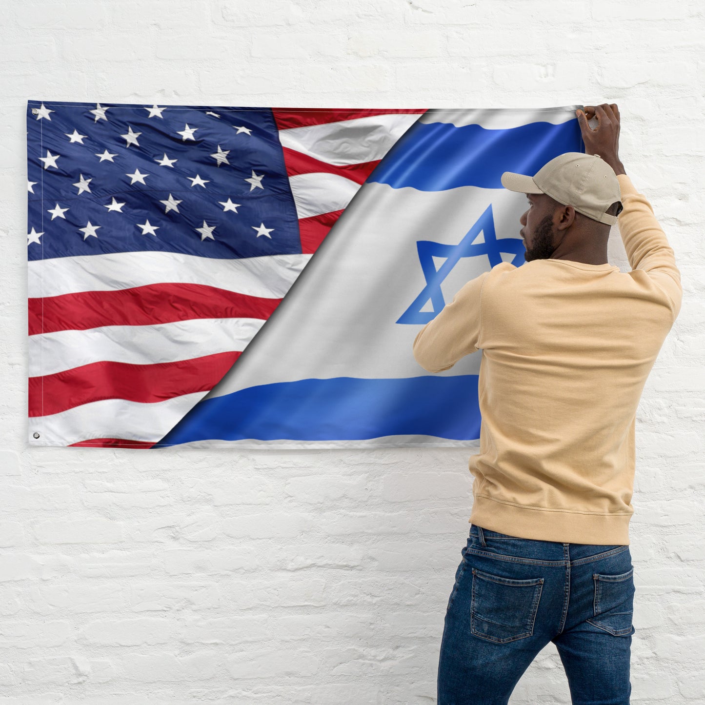 United States / Israel Full Size Flag