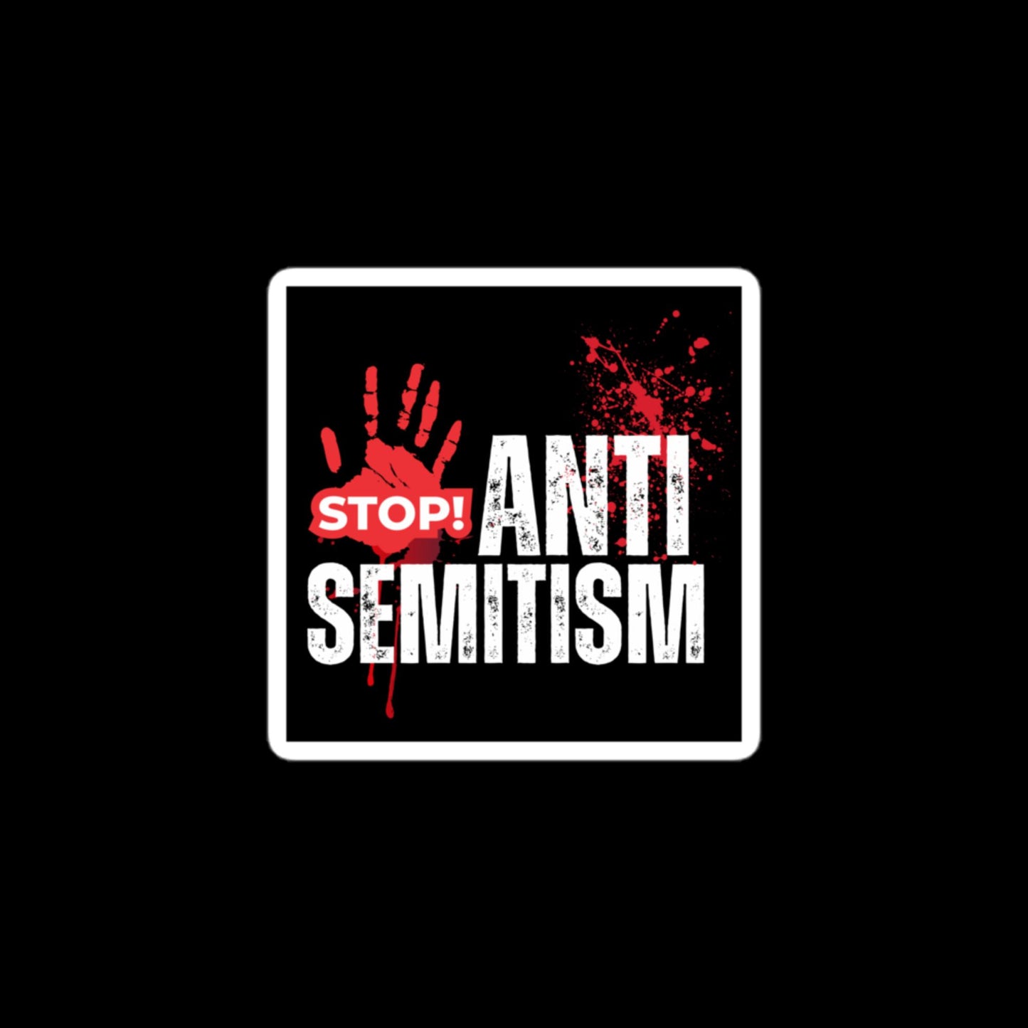 Stop Anti-Semitism Sticker