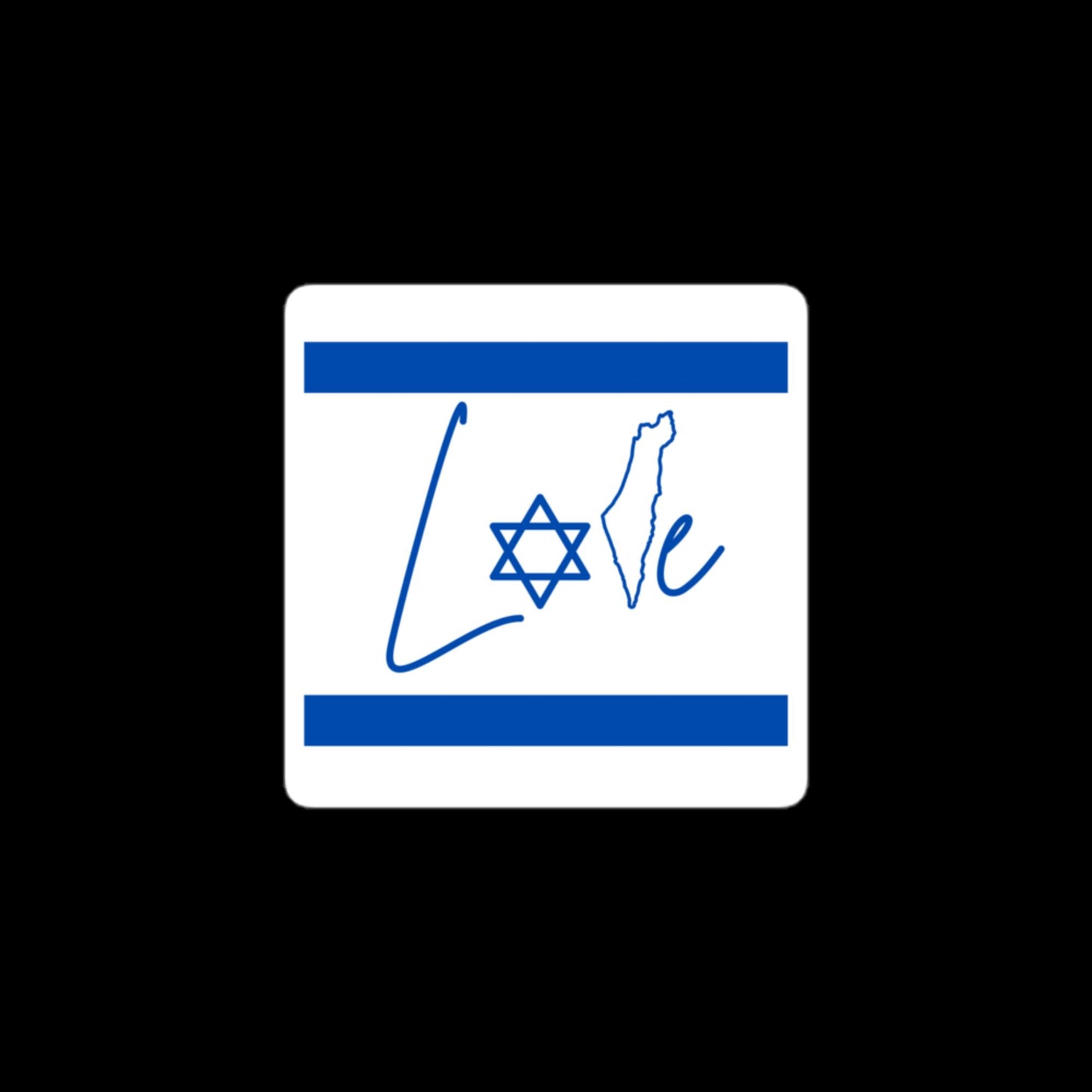 Love Israel Sticker