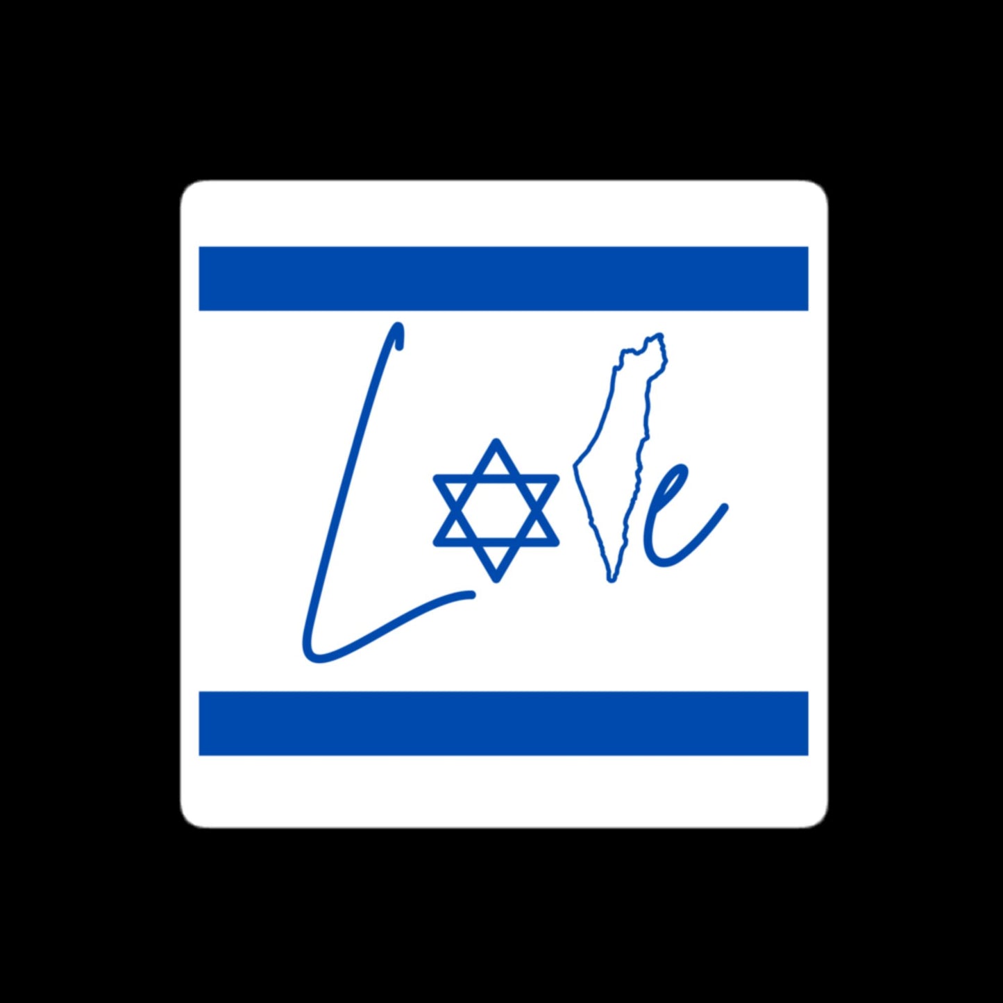 Love Israel Sticker