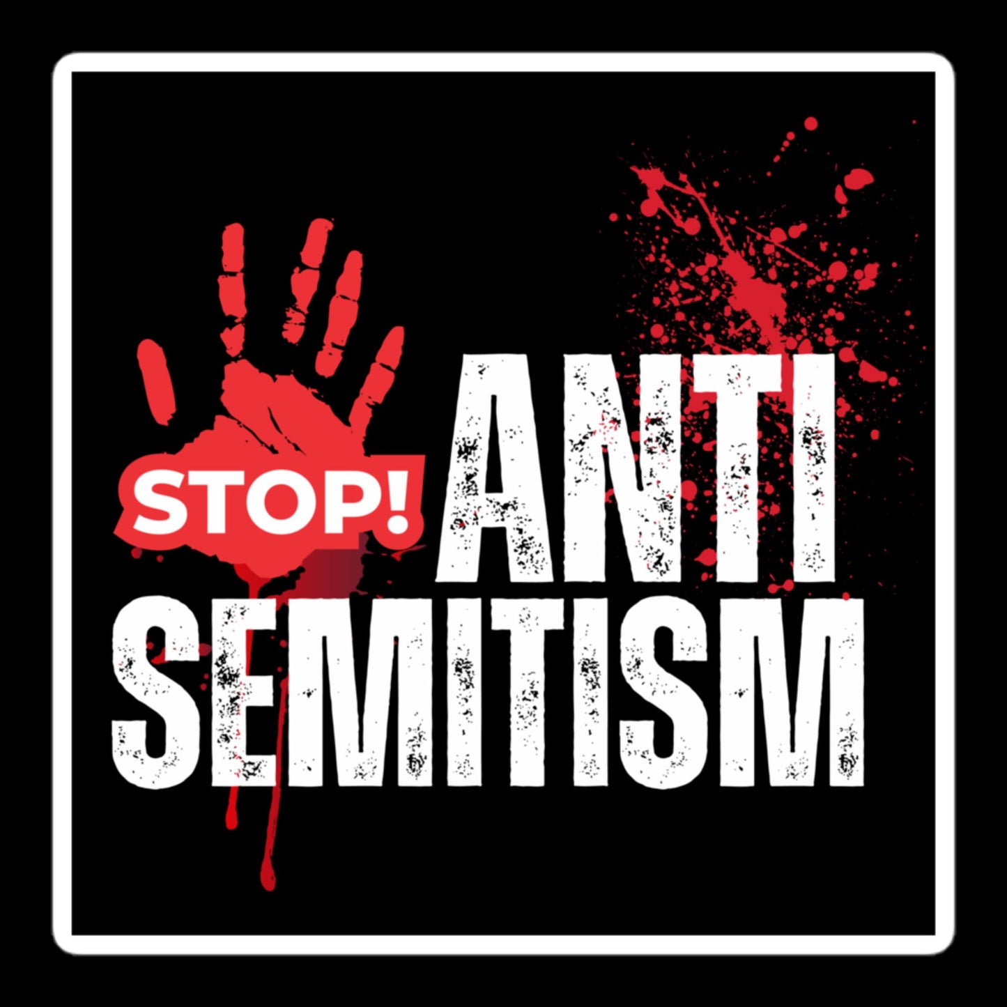 Stop Anti-Semitism Sticker