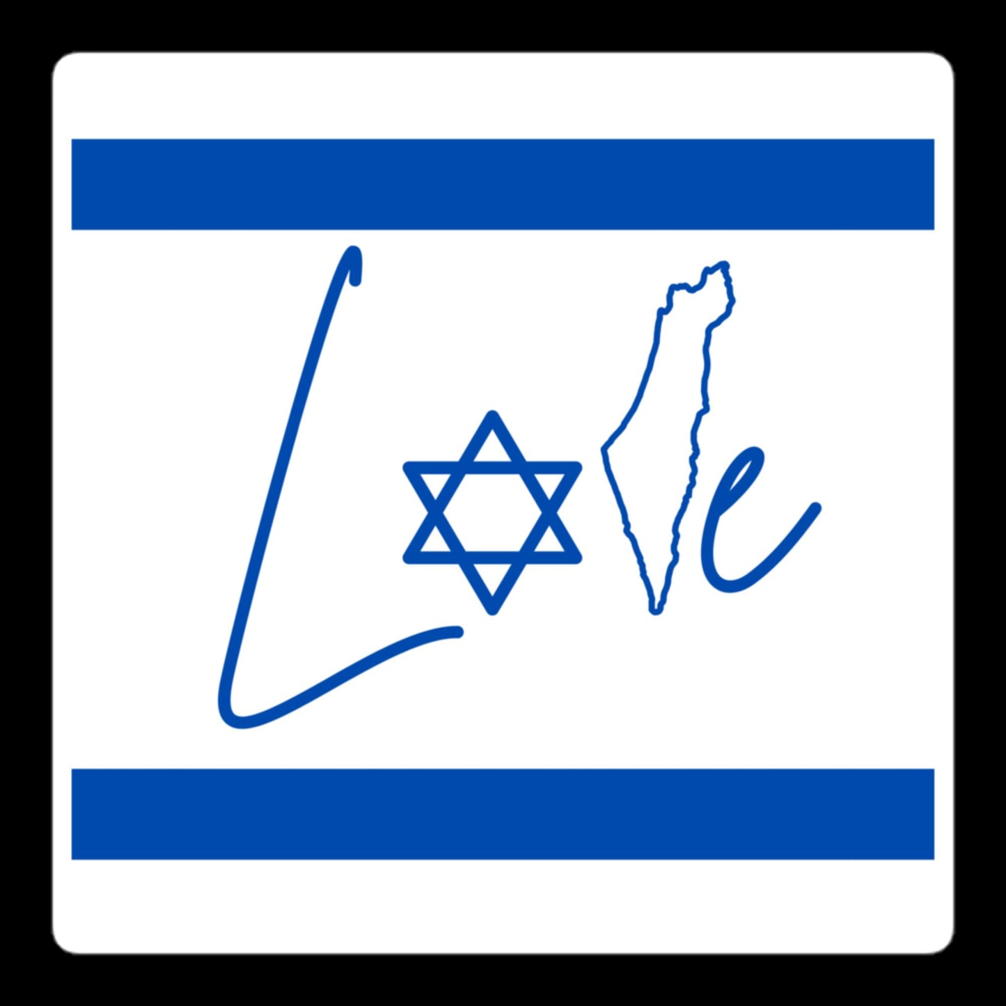 Love Israel Sticker